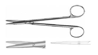 МЕТЦЕНБАУМ ДИСЕКЦІЙНІ НОЖИЦІ ПРЯМ. 160MM